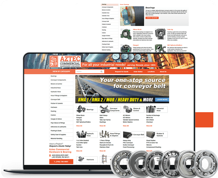 Aztec website design